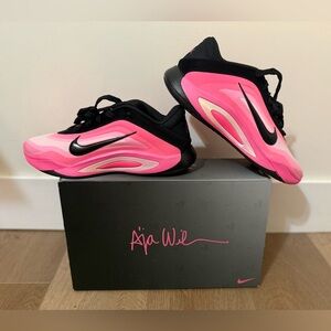 NWT Nike A'ja Wilson A'One Leo Lights Pink Black Women's 9